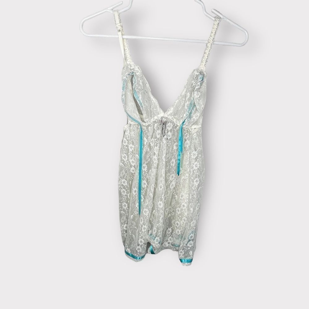Victoria's Secret Sexy Little Things White Lace Babydoll Top - Women's Size S - Picture 5 of 7